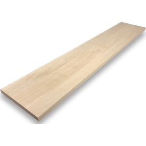 Eiken plank 180 x 20 cm 18 mm - Eiken plank - Eikenhouten plank - Kastplank - Meubelplaat - Timmerpaneel