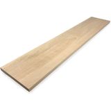 Massief eiken houten paneel 200 x 20 x 1,8 cm