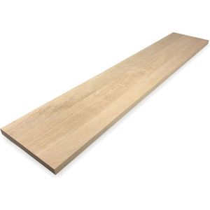 Eiken plank 220 x 40 cm 18 mm - Eiken plank - Eikenhouten plank - Kastplank - Meubelplaat - Timmerpaneel