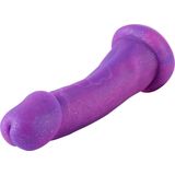 Fantasy Dildo Zacht KlicLok en Zuignap 22 CM Paars