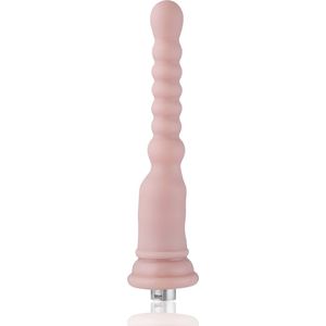 Anaal Dildo 3XLR voor Auxfun Basic Seksmachine Beige 21 cm