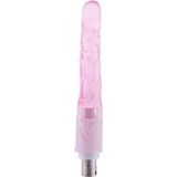 Dildo Anaal Vaginaal Roze 3XLR Connector  voor Auxfun Basic Seksmachine