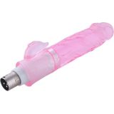 Dildo Pink met Clitoris stimulatie 3XLR Connector voor Auxfun Basic Seksmachine