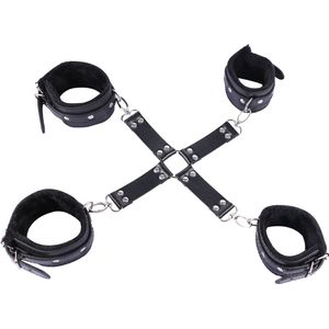 BDSM Bondage set met enkelboeien en handboeien