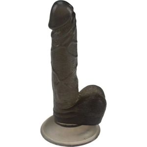 Jelly Zuignap Dildo Zwart