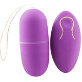 Mini ei vibrator Met afstandsbediening Paars