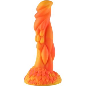 Wildolo® Fantasy Zuignap Dildo Nesbu 21 cm Oranje