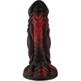 Wildolo Merman Fantasy Zuignap Dildo Zwart 16 cm