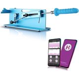PRO 5 Premium Seksmachine TableTop KlicLok Smart App Blauw