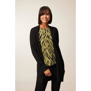 Miss Etam - Senna - Fijngebreid Vest - Zwart