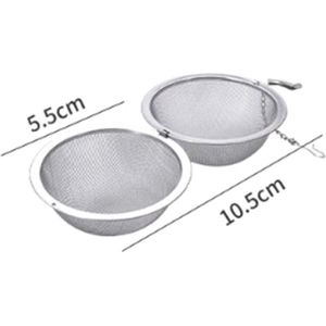 Thee Bal - theezeef voor losse thee - thee ei -  theefilter - bouillon trekker - thee zeef - 5.5 CM