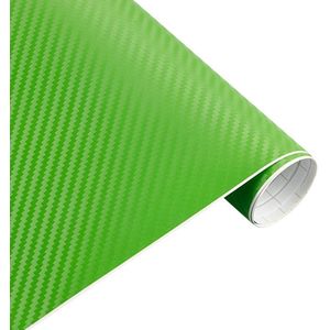 Auto wrap folie - carbon car wrap folie - 30 x 127 cm - Groen