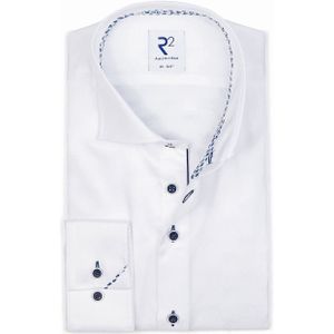 R2 Hemd Twill Weiß - Größe 43