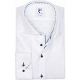 R2 Overhemd Twill Wit - Heren - Overhemden Formeel