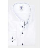 R2 Overhemd Twill Wit - Heren - Overhemden Formeel