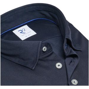 R2 Overhemd Uni Donkerblauw - Heren - Formeel