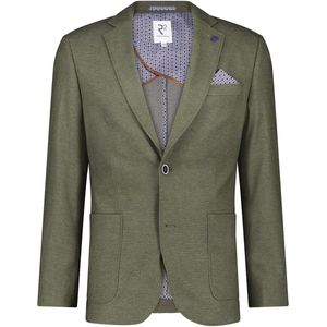 R2 Jersey Colbert Birdseye Groen - Maat 48 - Heren