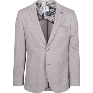 R2 Jersey Jersey Colbert Lichtgrijs - Maat 50 - Heren