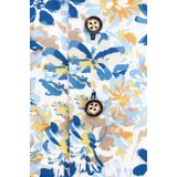 R2 Amsterdam - Overhemd - Blauw - Katoen/Polyester - Modern-Fit