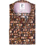 R2 - Overhemd - Brique - Lyocell - Formeel