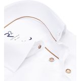R2 - Overhemd - Wit - 100% Organisch Katoen - Modern-Fit
