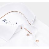 R2 - Overhemd - Wit - 100% Organisch Katoen - Modern-Fit