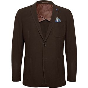 R2 Amsterdam - Colbert - Bruin - Polyamide/Elasthaan - Modern-fit