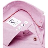 R2 - Overhemd - Roze - Linnen Blend