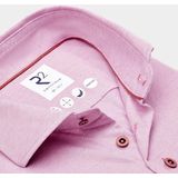 R2 - Overhemd - Roze - Linnen Blend