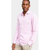 R2 - Overhemd - Roze - Linnen Blend