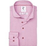 R2 - Overhemd - Roze - Linnen Blend