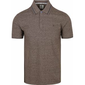 R2 Amsterdam Polo Soft Solid Brown - Größe L