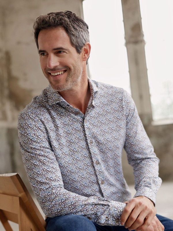 R2 Amsterdam - Overhemd - Ecru - Lange Mouw