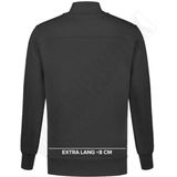 Santino - Roswell - Zipsweater - Zwart - 50% Katoen / 50% Polyester - Modern Fit
