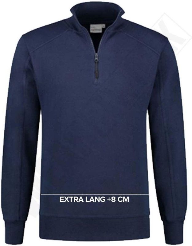 Santino - Roswell - Zipsweater - Zwart - 50% Katoen / 50% Polyester - Modern Fit