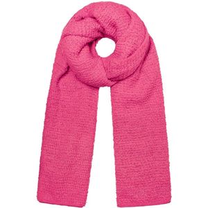 Yehwang Sweet Teddy - Sjaal - Relief - 100% Polyester - 180 x 50 cm - Fuchsia roze