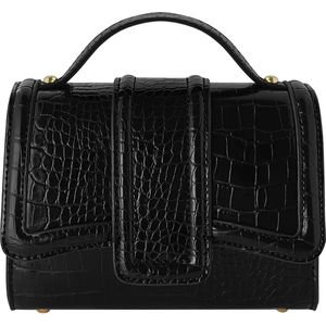 Yehwang - Tas Croco - Zwart - Handtas - Crossbody