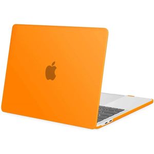Laptophoes - Geschikt voor MacBook Pro M2 Hoes Case - 13 inch - A2686 (2022) - Oranje