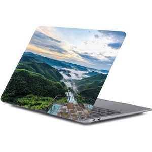 Laptophoes - Geschikt voor MacBook Pro M2 Hoes Case - 13 inch - A2686 (2022) - Hout