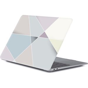 Laptophoes - Geschikt voor MacBook Pro Hoes Case -13 inch - A1989 (2018) - Modern Print