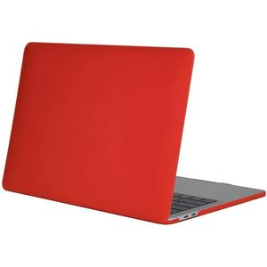 Laptophoes - Geschikt voor MacBook Pro 13 inch Hoes Case - A2251, A2289 (2020) - Rood
