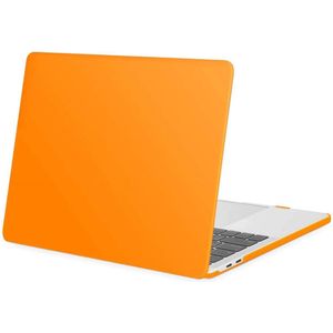 Laptophoes - Geschikt voor MacBook Pro 13 inch Hoes Case - A2251, A2289 (2020) - Oranje