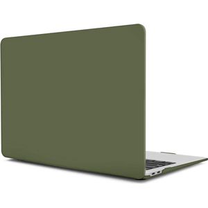 Laptophoes - Geschikt voor MacBook Pro 13 inch Hoes Case - A2251, A2289 (2020) - Creamy Groen