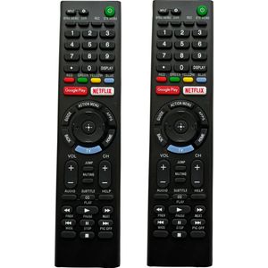 2-Pack Afstandsbediening - Universeel - Geschikt voor Sony TV - LCD - HD - 4K - 8K - Smart TV - Remote Control