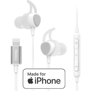 Gecertificeerde Sport Oortjes met Draad en Apple Lightning aansluiting - Apple MFI gecertificeerd - Bedrade Oordoppen - Lightning Headset