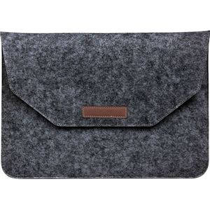 Laptop Sleeve - 13 inch t/m 14,2 inch - Laptoptas - Laptopsleeve - Aktetas Donker Grijs
