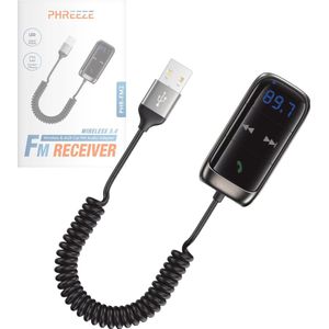 Phreeze - FM2 - Bluetooth Receiver - Auto - FM Transmitter Carkit Bluetooth - USB Aansluiting