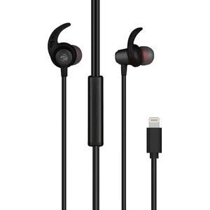 Phreeze EP15 Bedrade Oortjes - Zwart - In-Ear Sport Headset met Haakjes - Headset - Geschikt voor Apple iPhone Oortjes met Draad