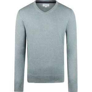 McGregor Trui Merinowol V-Hals Sage Groen - Heren - Pullovers