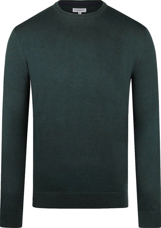 McGregor - Trui - Donkergroen - Katoen-Merino Wol